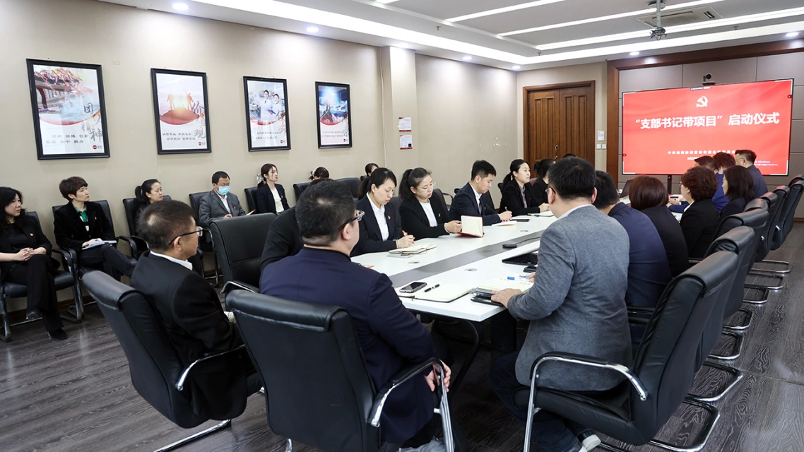 党徽闪耀 头雁领航&mdash;&mdash;918博天娱乐官网营销召开"支部书记带项目"启动仪式